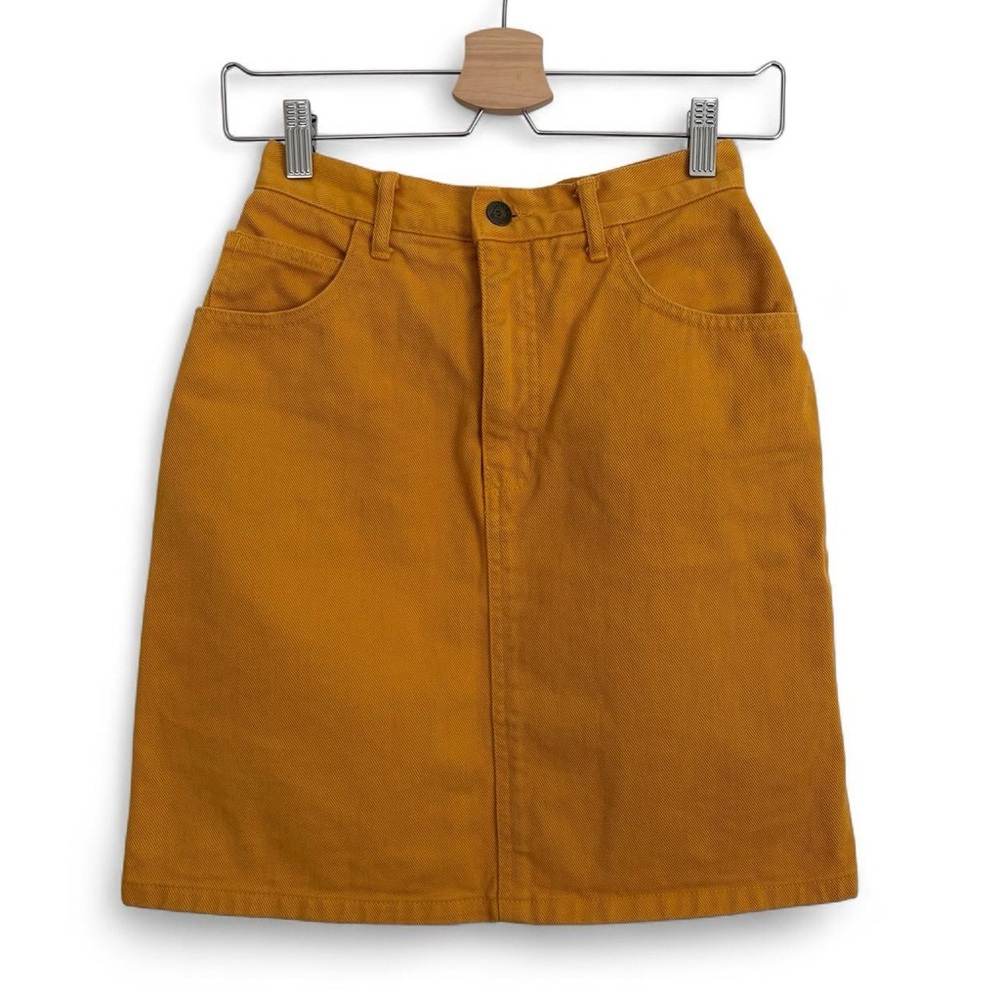 Vintage 90’s Yellow Mini Skirt by Guess